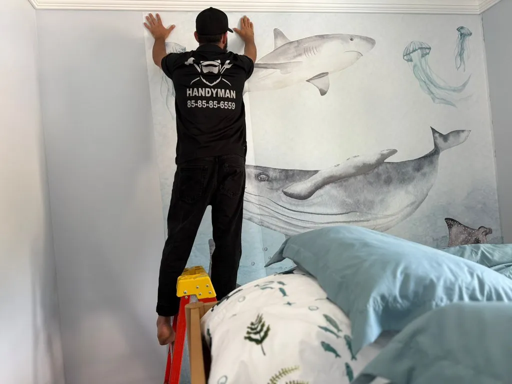 Wall mural and wallpaper installation San Diego